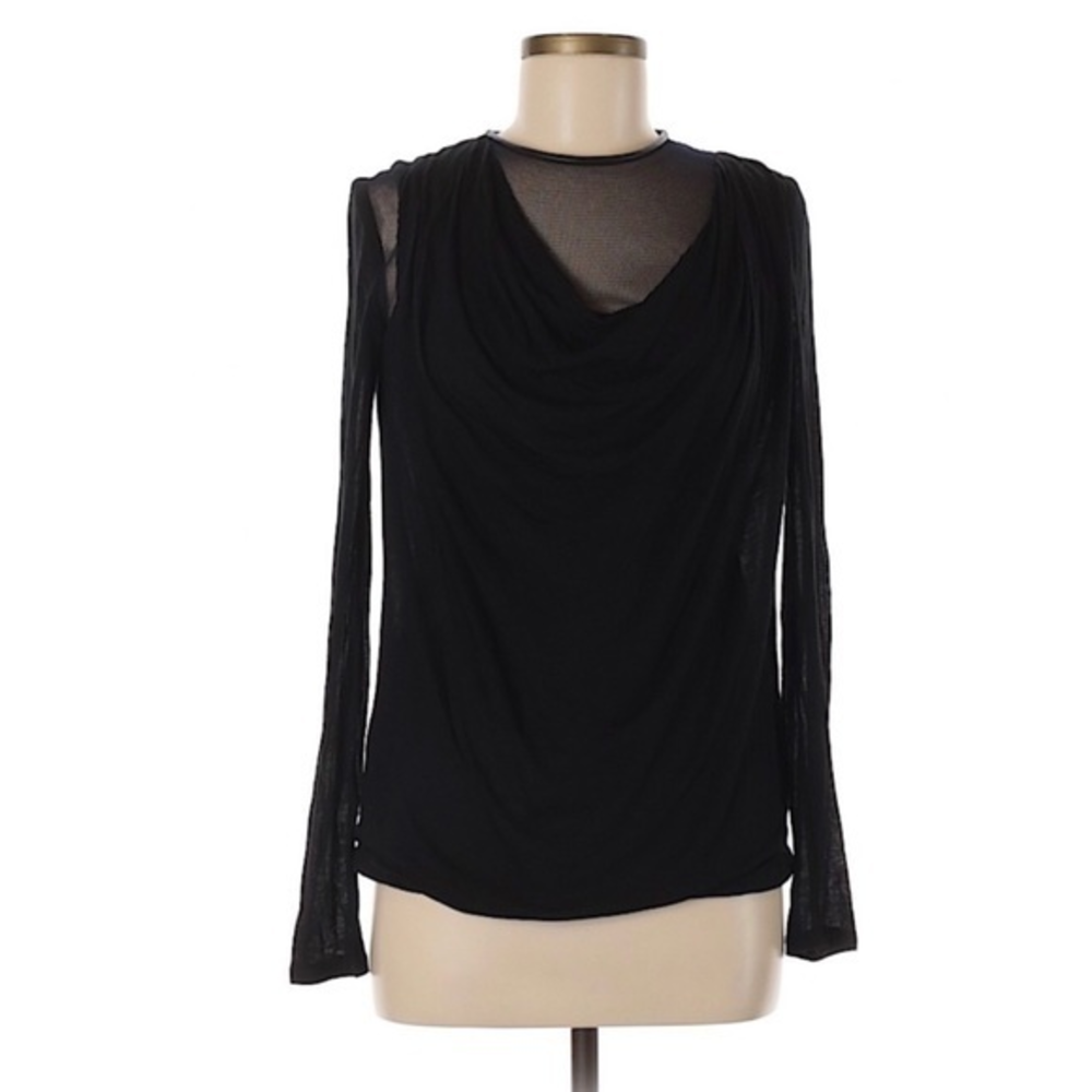 Yigal Azrouël New York Mesh Long Sleeves Top 2